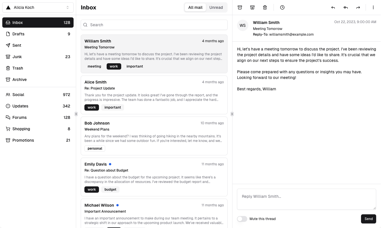 Vidicy dashboard preview