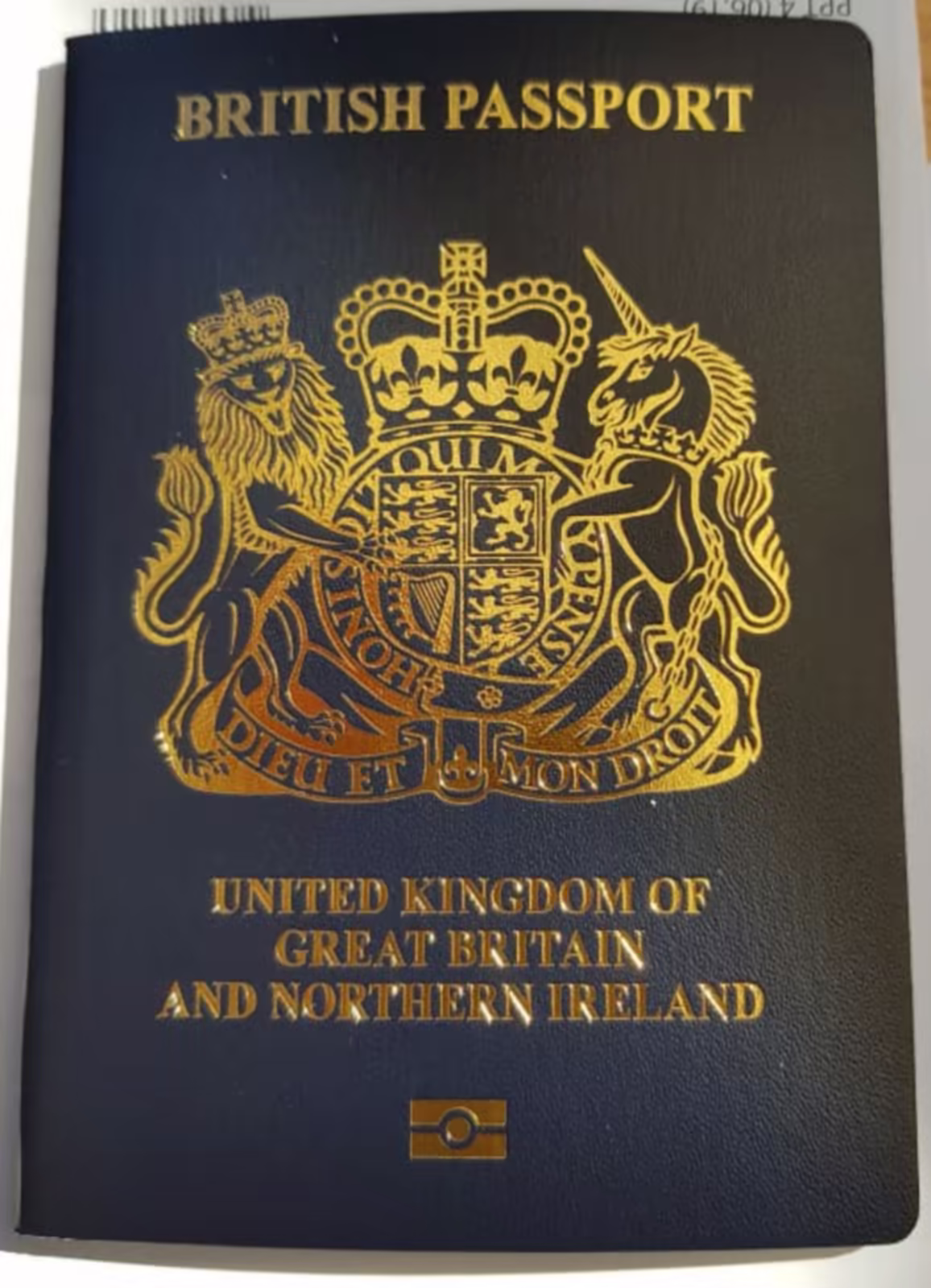 British passport cover used here as a reminder to keep your travel document and core identity details aligned across the application.